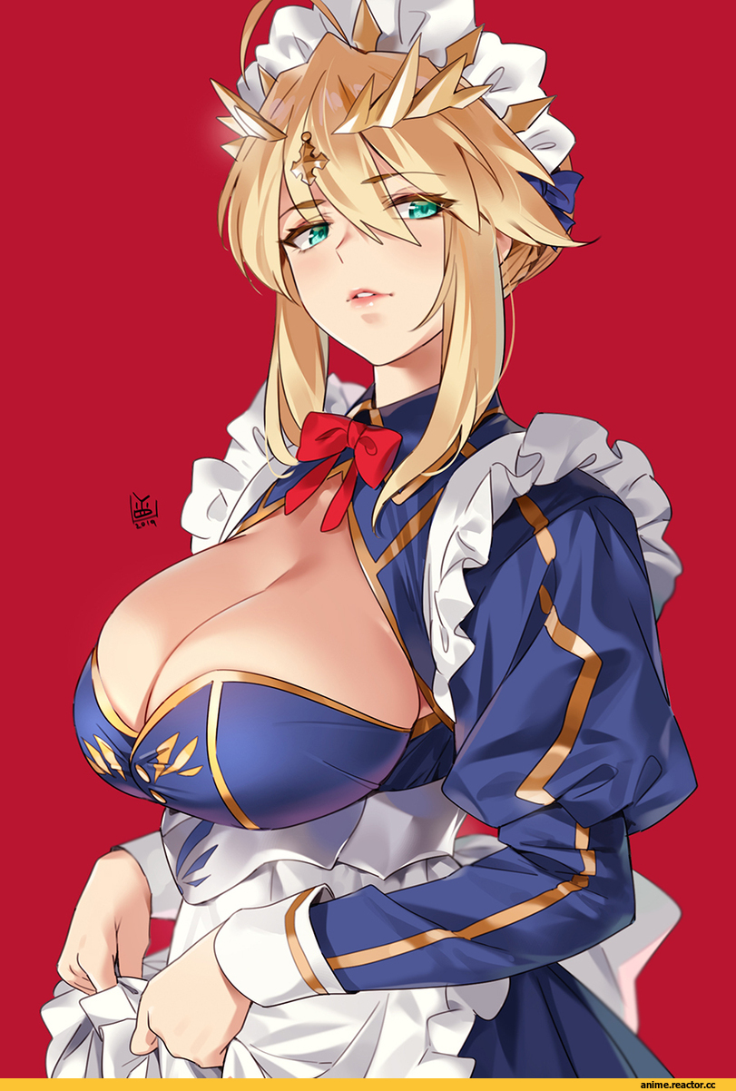 Artoria Pendragon Lancer (Fate/grand order), Fate/Grand Order, Fate (series), Anime Ero, Kyonyuu, Maid, yang-do, Anime Art, artist, Anime