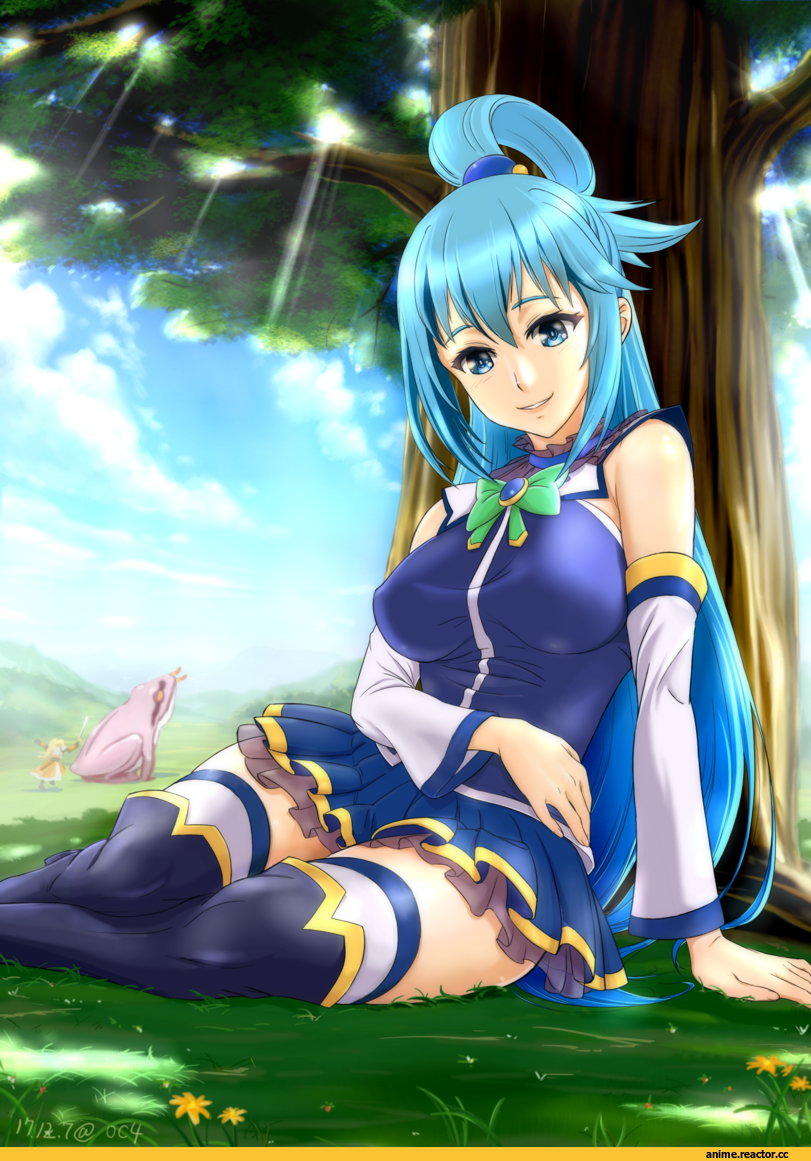 KonoSuba, Aqua (KonoSuba), Darkness (KonoSuba), oshiyon, Anime