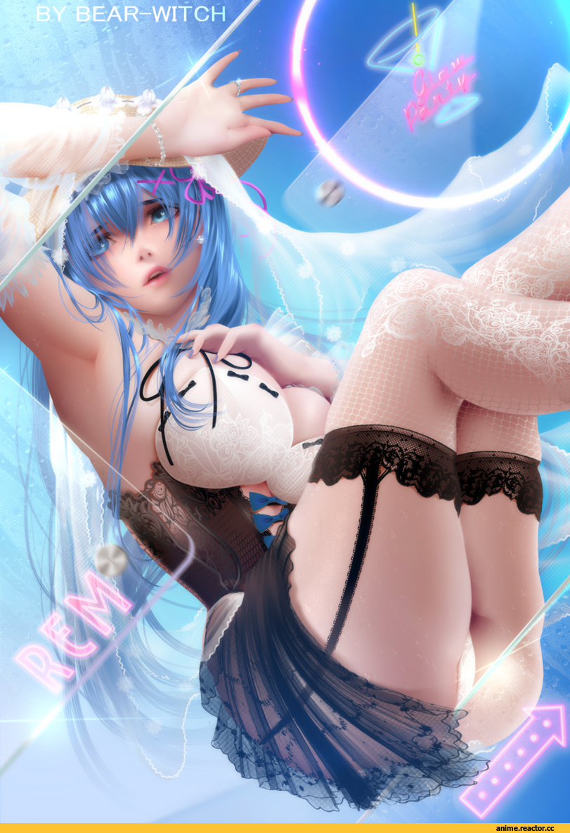 Witchzz BearWitch, Rem (re zero), Re Zero Kara Hajimeru Isekai Seikatsu, Anime Ero Pantsu, Anime Ero, artist, Anime Ero Ass, Anime