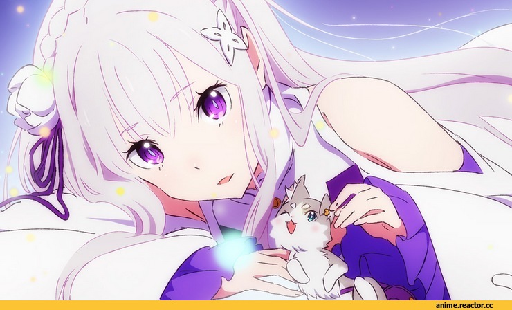 Emilia (re zero), Re Zero Kara Hajimeru Isekai Seikatsu, Pack (re zero), Anime