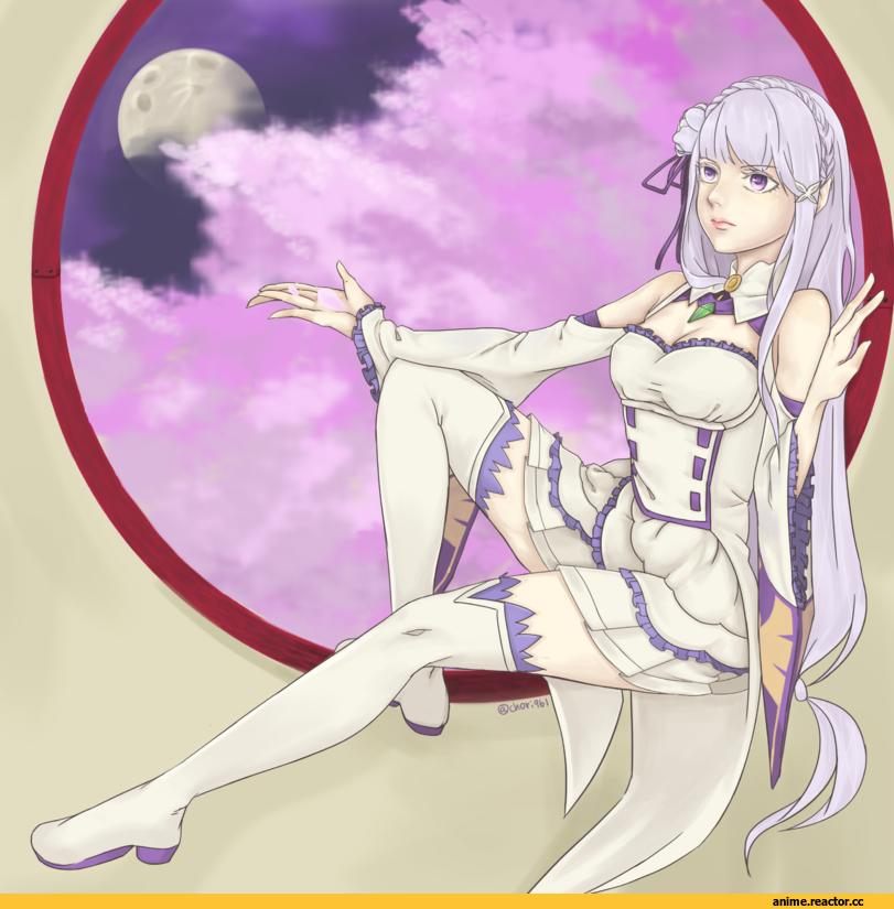 Re Zero Kara Hajimeru Isekai Seikatsu, Emilia (re zero), Hdu, Anime