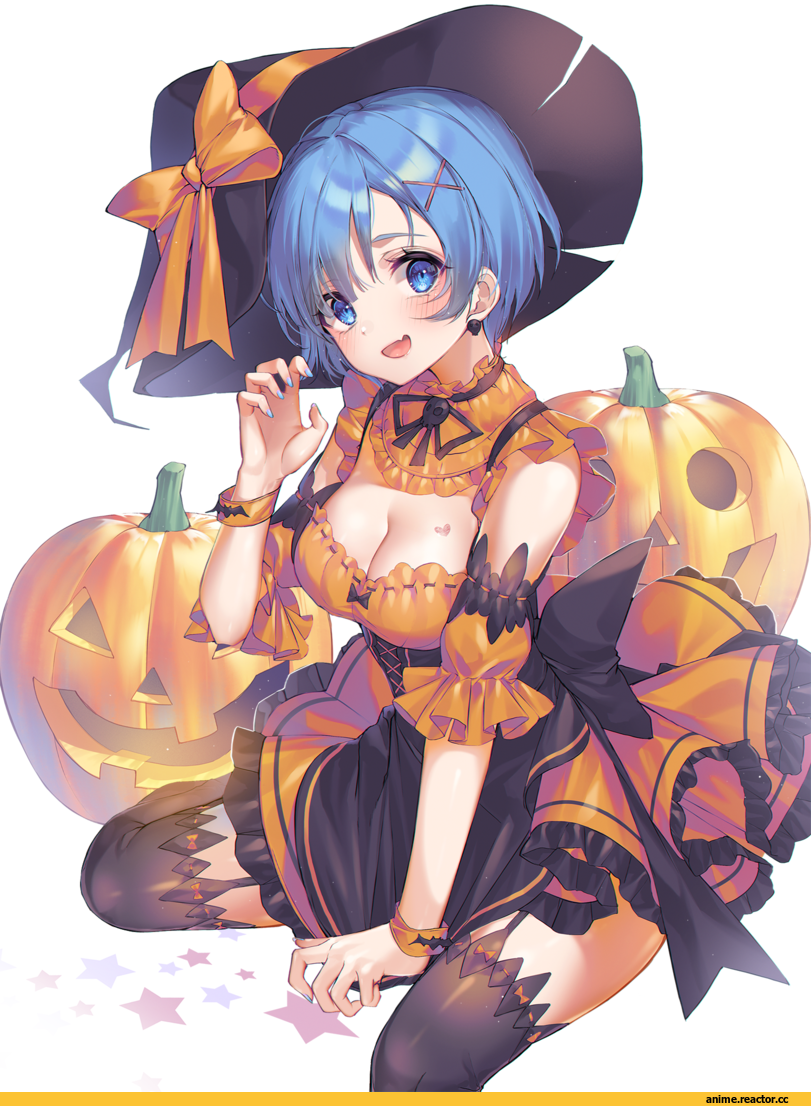 Re Zero Kara Hajimeru Isekai Seikatsu, Rem (re zero), Anime Halloween, kinty, Anime