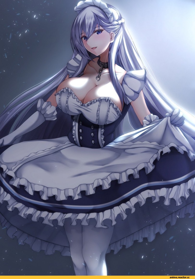 Azur Lane, Anime Art, artist, Belfast (Azur Lane), Maid, tiri man, Anime