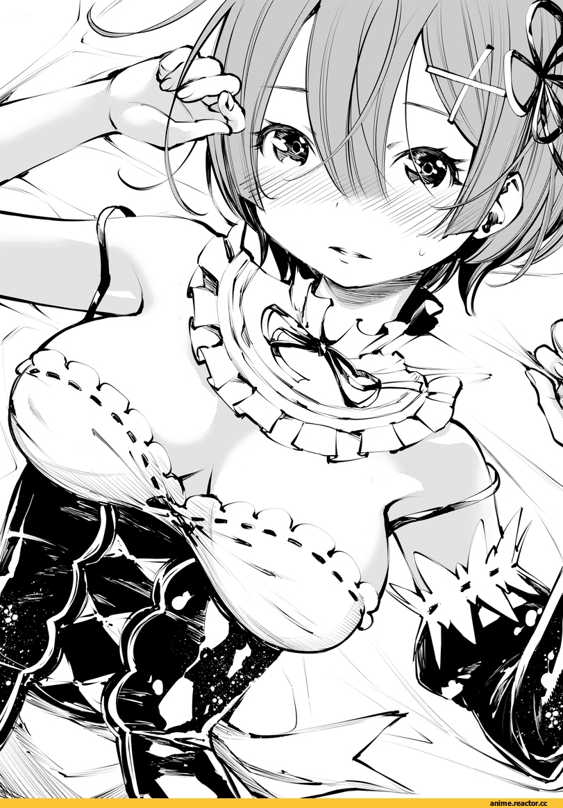 Monochrome (Anime), Fukushima Masayasu, Anime Art, Rem (re zero), Re Zero Kara Hajimeru Isekai Seikatsu, Anime