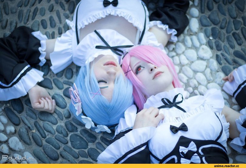 Re Zero Kara Hajimeru Isekai Seikatsu, Rem (re zero), Ram (Re Zero), Anime Cosplay, Anime