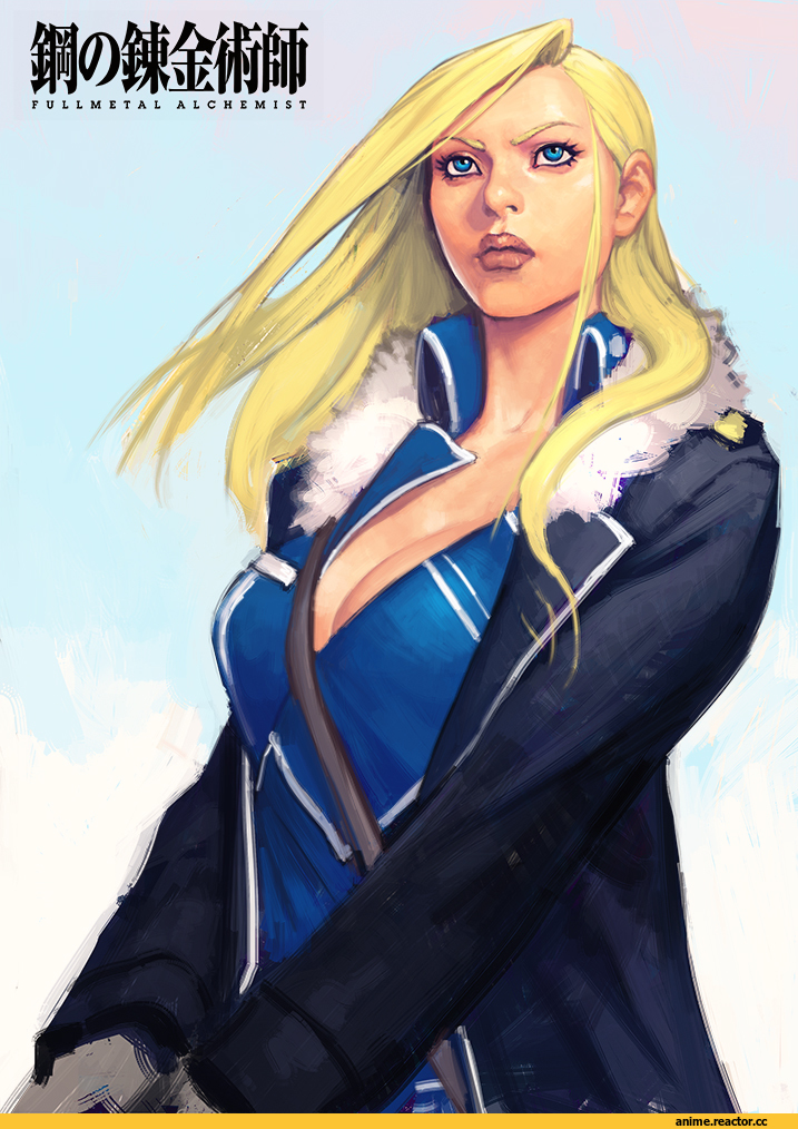 арт барышня, красивые картинки, Olivier Mira Armstrong, Fullmetal Alchemist, Anime